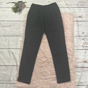 Rachel Comey Charcoal Gray Wool Pleated High Rise Trousers